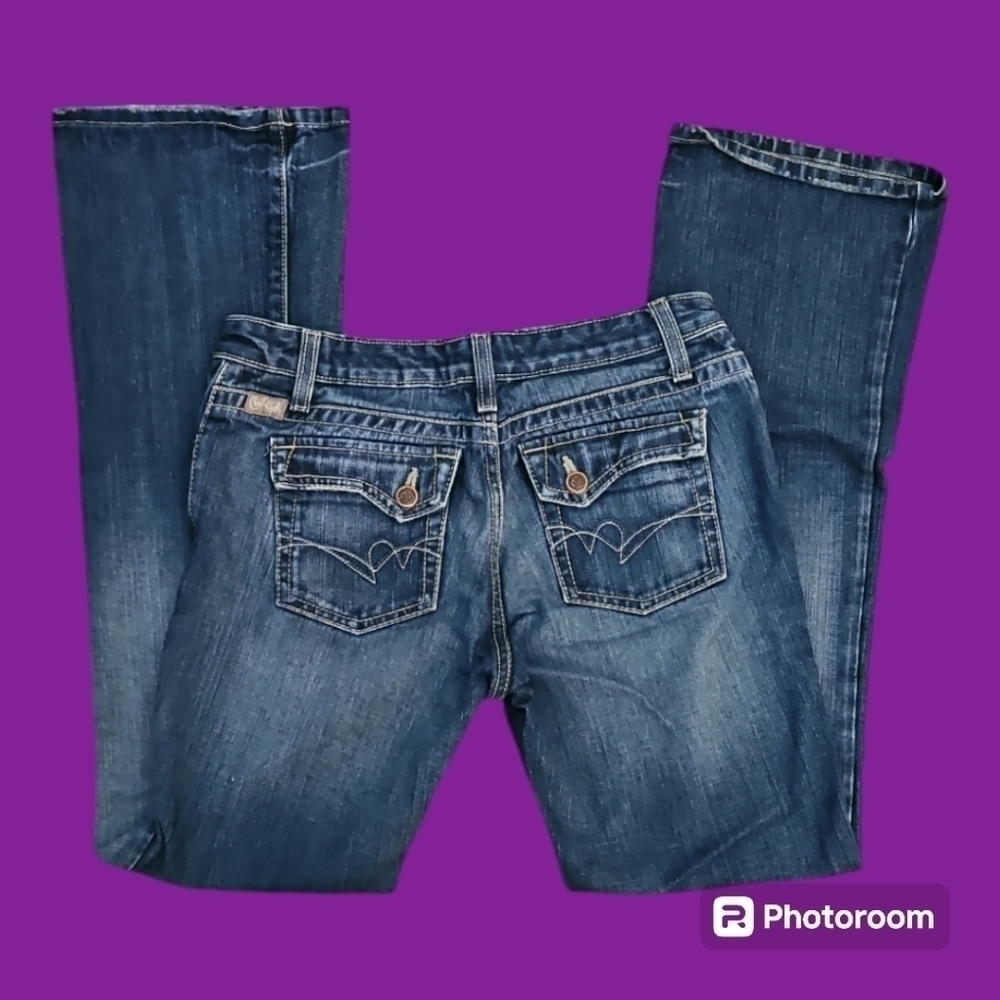 CRUEL GIRL Western Lowrise Denim Bootcut Trouser Jeans
